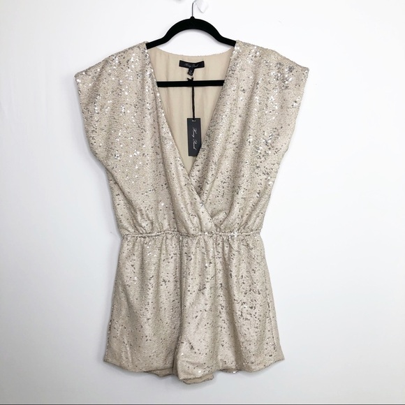 HONEY punch golden sequin romper - Picture 6 of 12
